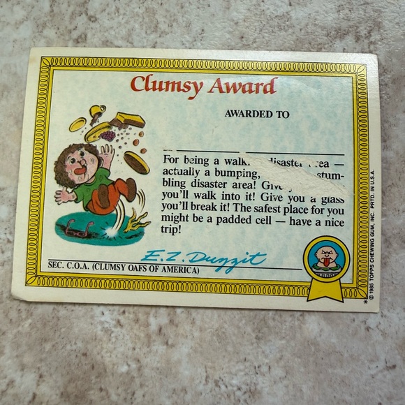 Garbage Pail Kids Dressy Jesse Card - Picture 2 of 2